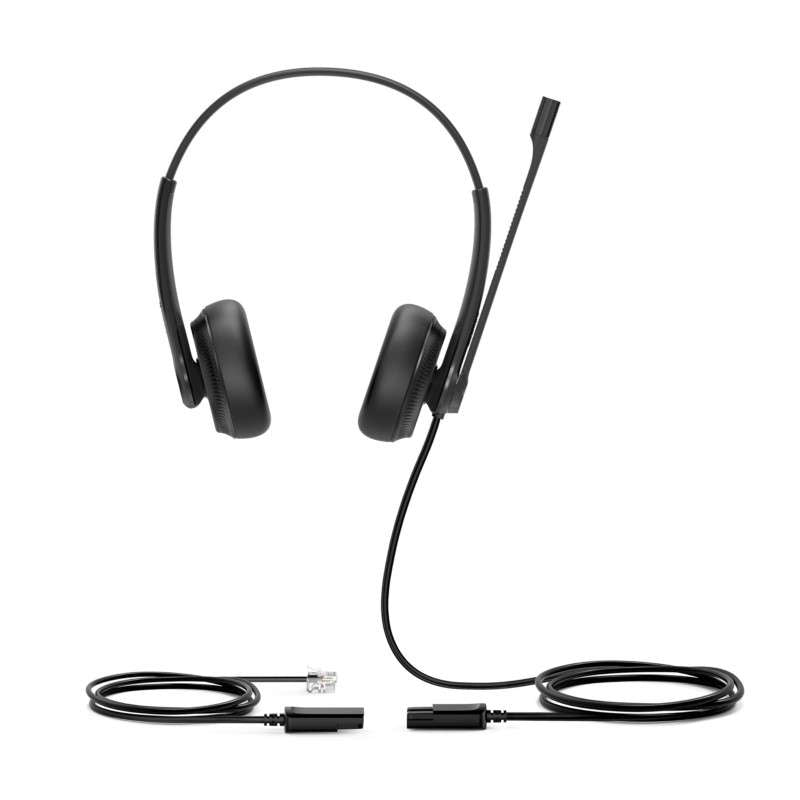 Yealink YHS36 Dual for 3rd Party Premium RJ9 Wired Headset for Cisco and Other IP Phones