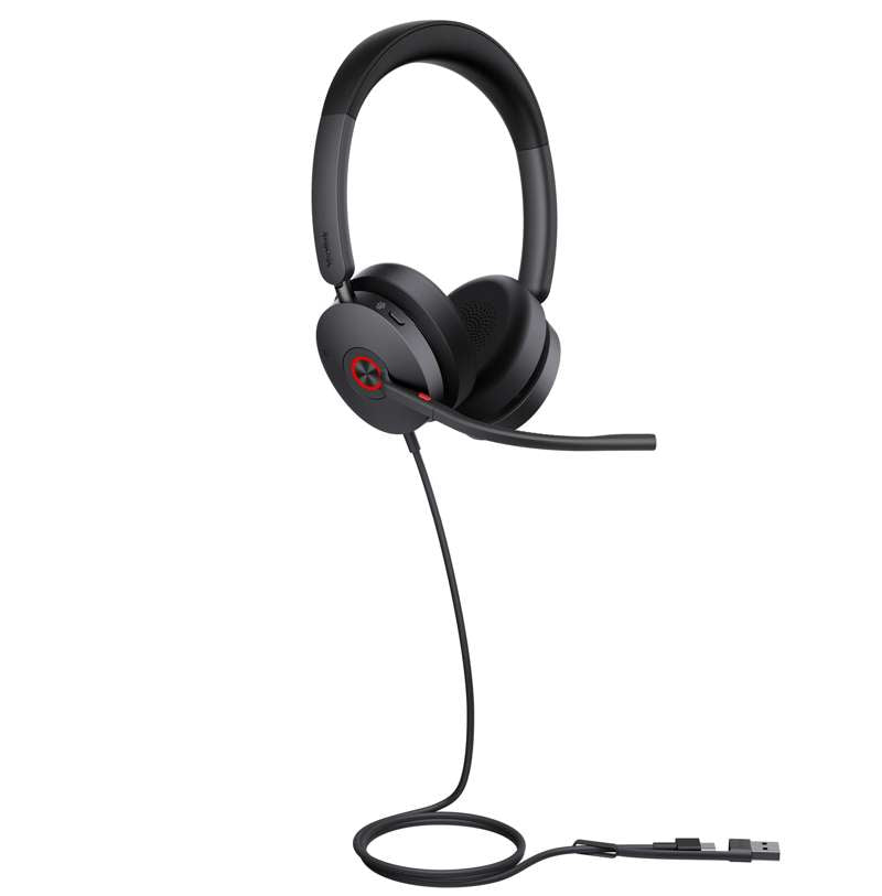 Yealink UH48 Dual UC USB-C/A Premium ANC USB Headset for Unified Communications