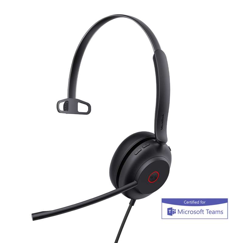 Yealink UH35 Mono Teams USB-C/A Lightweight USB Headset for Microsoft Teams