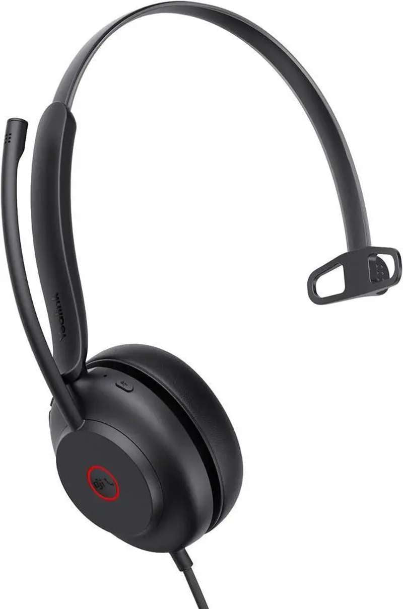 Yealink UH35 Mono Teams USB-C/A Lightweight USB Headset for Microsoft Teams