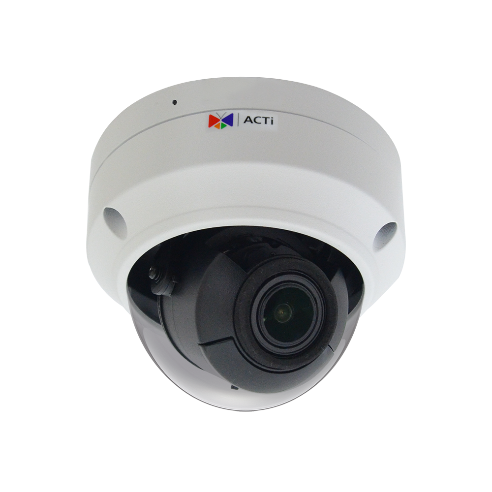 ACTi Z813 4MP Deep Learning AI 4.3x Outdoor Zoom Dome with IR LED 60m