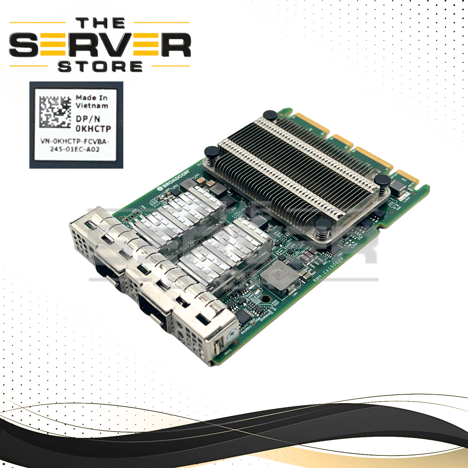 Dell Broadcom 57414 Dual Port 25Gb SFP28 OCP 3.0 Network Card (NIC) PowerEdge Server 0KHCTP KHCTP