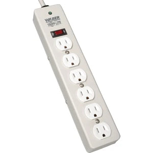 Eaton Tripp Lite Series Industrial Surge Protector, 6-Outlet, 6 ft. (1.8 m) Cord, 1050 Joules