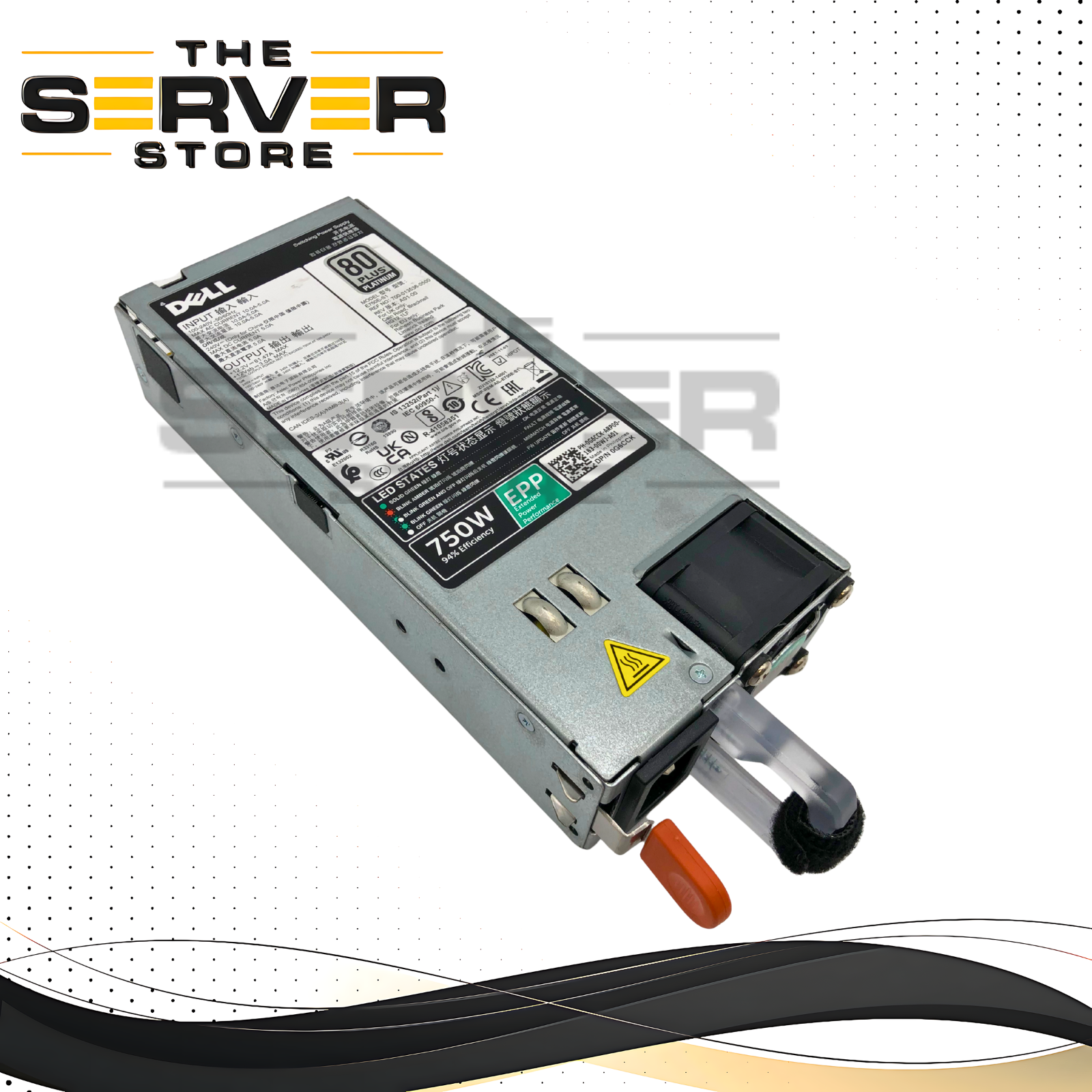 Dell PowerEdge R720 R620 750W 80+ Platinum Hot-Swap PSU E750E-S1 G6CCK 0G6CCK