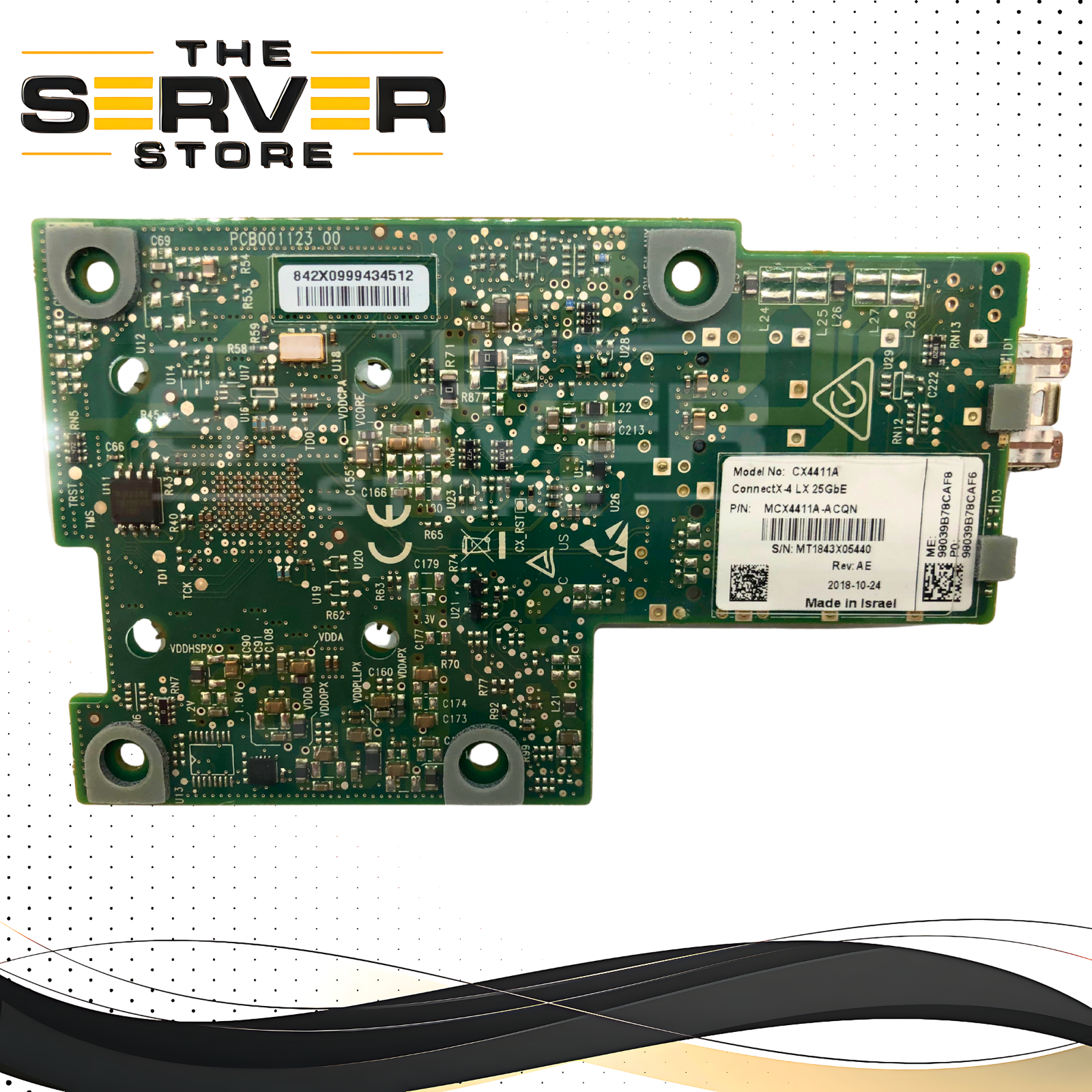 Mellanox CX4411A ConnectX-4 Lx 25GbE SFP28 Mezzanine Card MCX4411A-ACQN