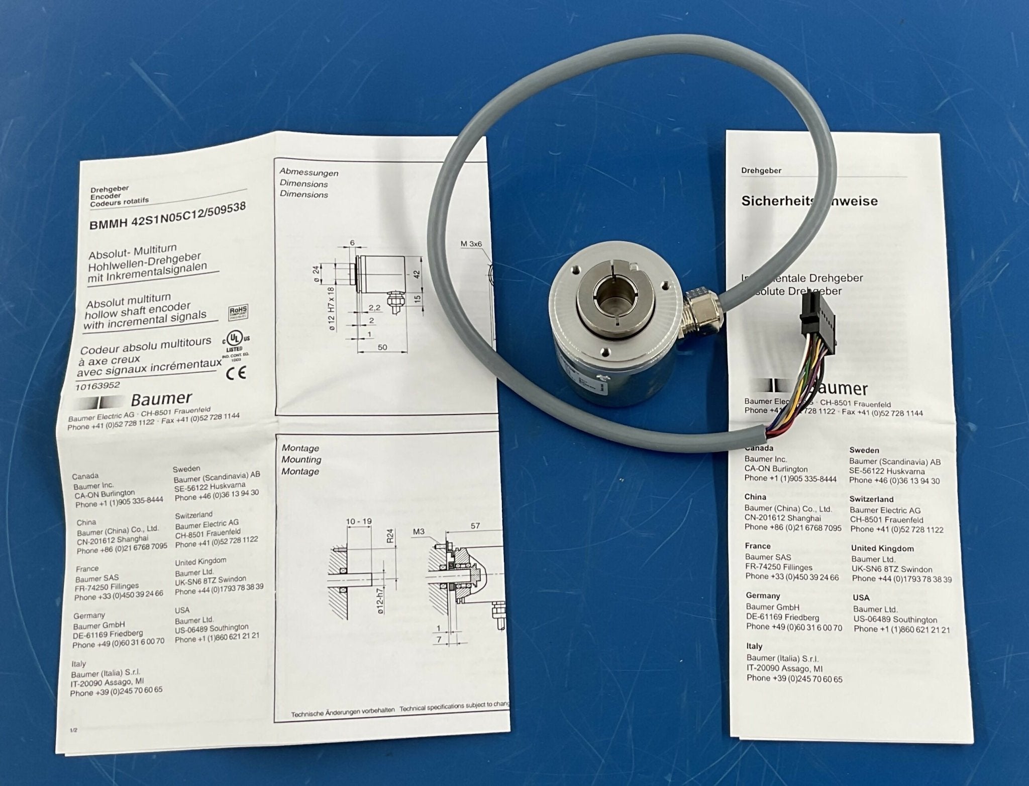 ABSOLUTE MULTI-TURN ENCODER (5266316) GE