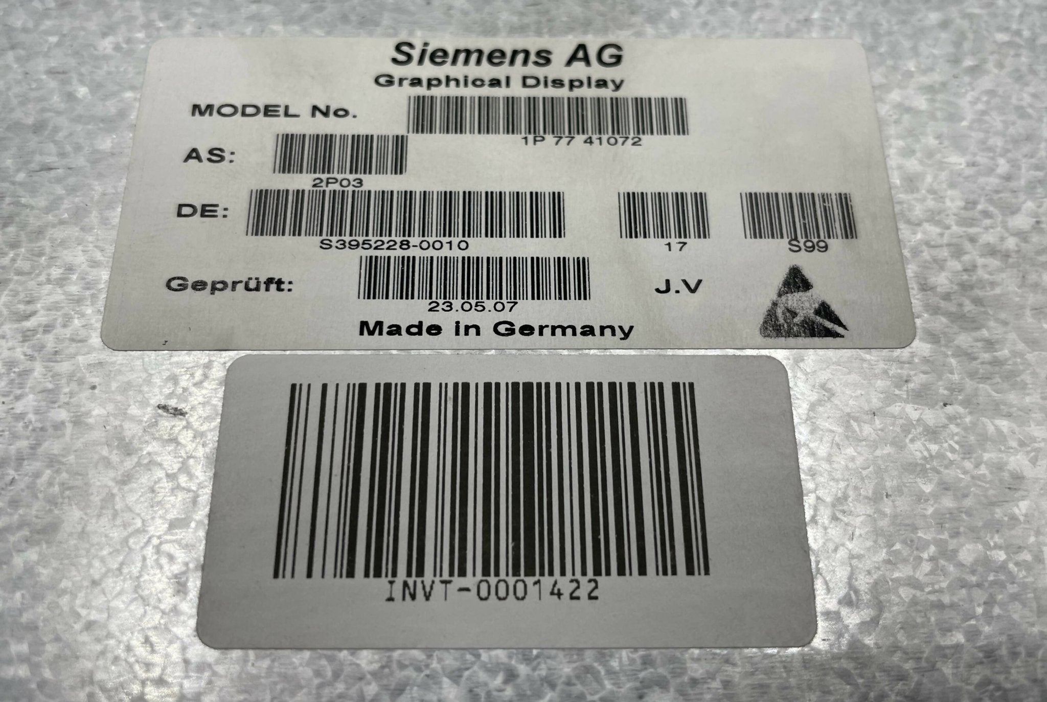 AG GRAPHICAL DISPLAY (7741072/07741072) SIEMENS