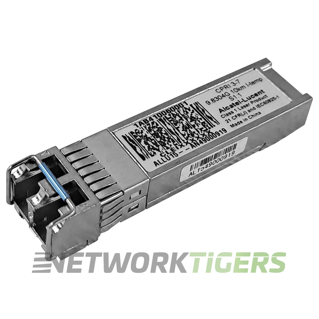 Alcatel-Lucent 1AB410060001 10GB BASE-LR 10km 1310nm SMF SFP+ Transceiver