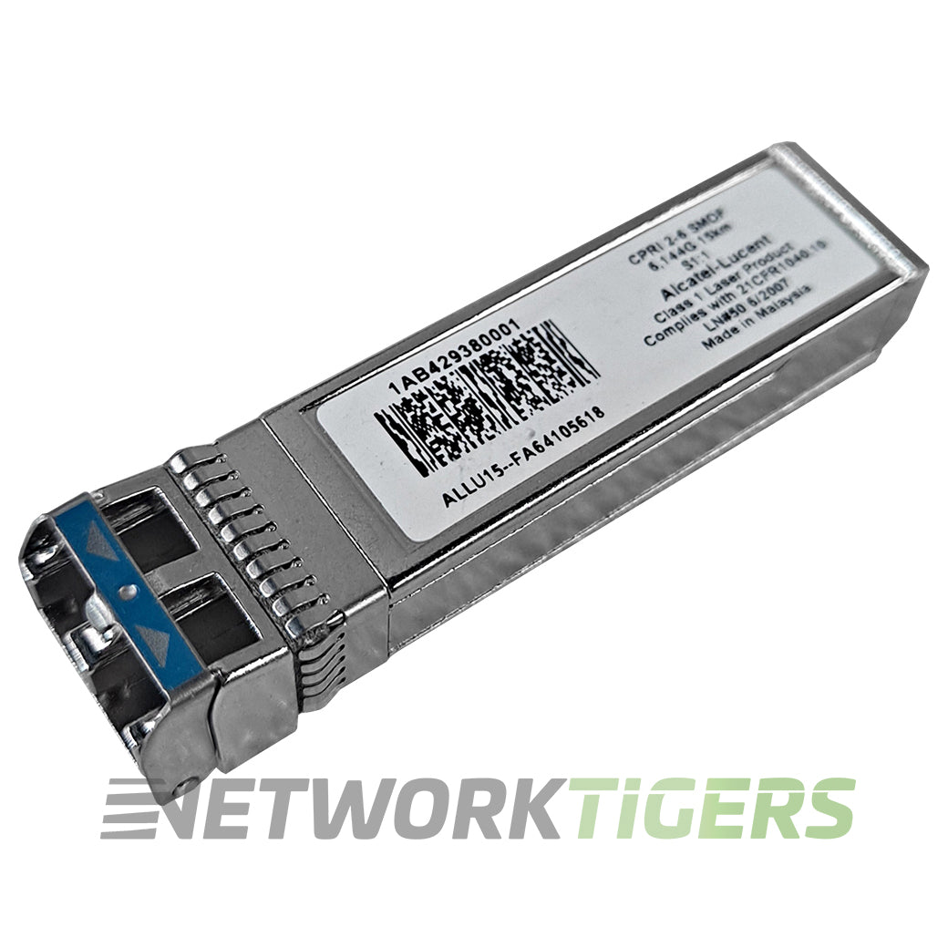 NEW Alcatel-Lucent Nokia 1AB429380001 6GB 15Km CPRI 2-6 SMDF SFP+ Transceiver