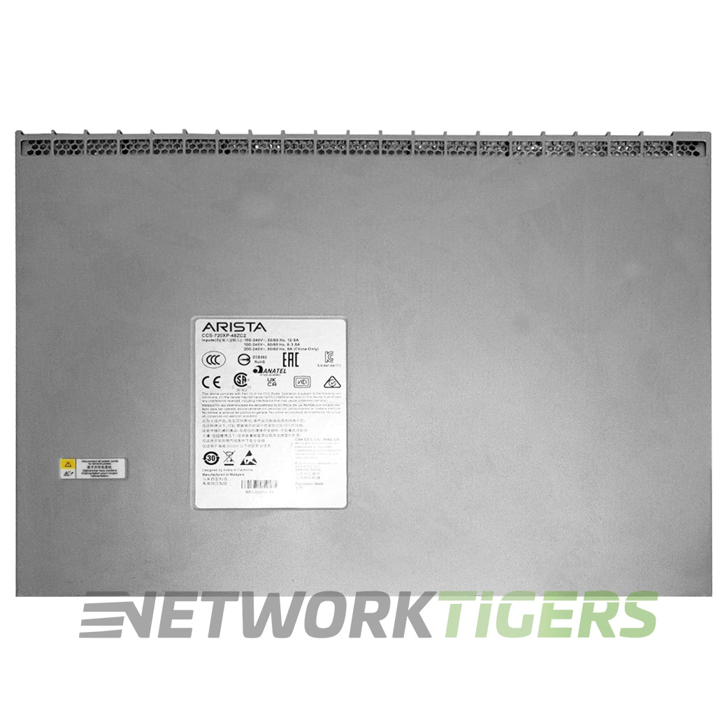 Arista CCS-720XP-48ZC2-F 48x MultiGB PoE RJ45 4x SFP+ 2x QSFP28 F-B Switch
