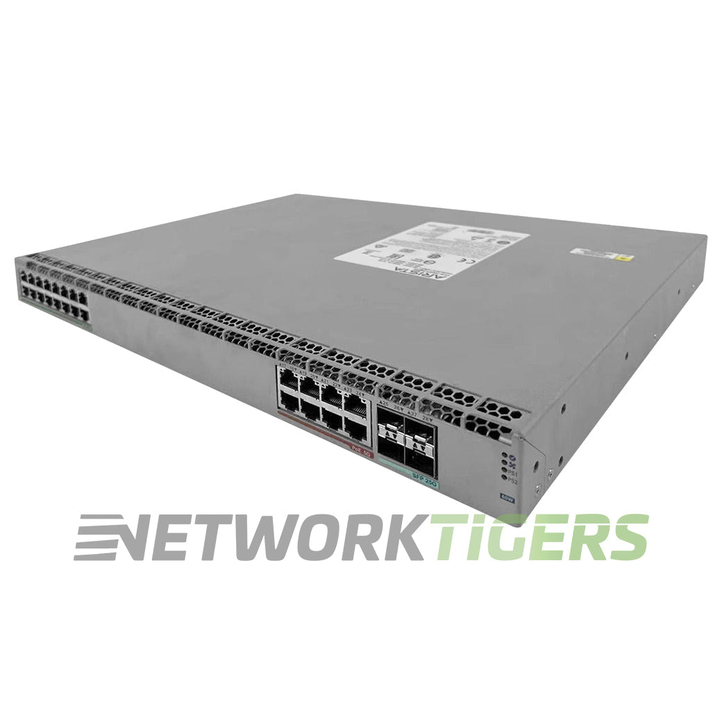 NEW Arista CCS-720XP-24ZY4-F 24x MultiGB PoE RJ45 4x 25GB SFP F-B Air Switch