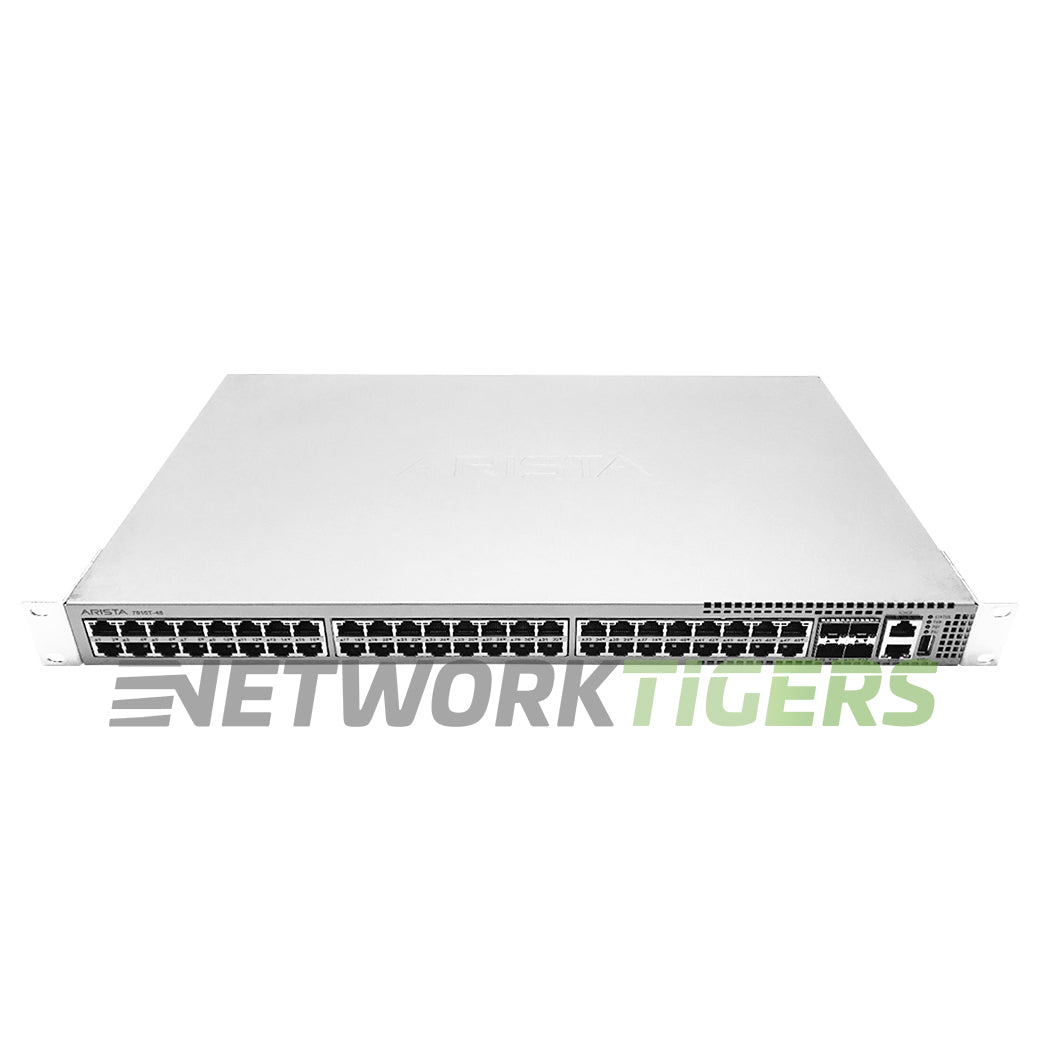 Arista DCS-7010T-48-F 48x 1GB RJ45 4x 10GB SFP+ Front-to-Back Airflow Switch