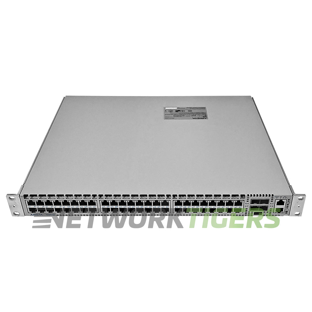 NEW Arista DCS-7050T-52-F 48x 10GB Copper 4x 10GB SFP+ Front-to-Back Air Switch