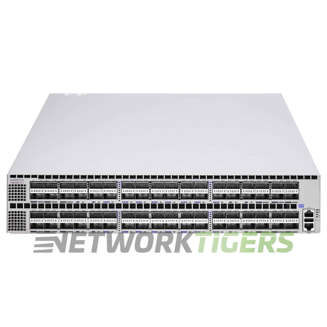 Arista DCS-7280QR-C72M-F 56x 40G QSFP+ 16x 100G QSFP100 F-R Airflow Switch