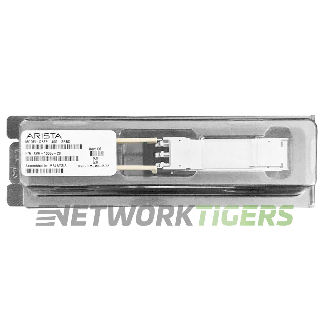 NEW Arista QSFP-40G-SRBD 40GB BASE-BIDI 850nm BiDI MMF QSFP+ Transceiver