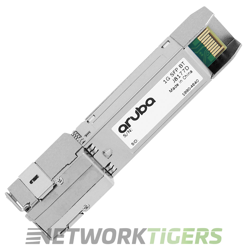 HPE Aruba J8177D 1GB BASE-T RJ45 CAT5E Optical SFP Transceiver