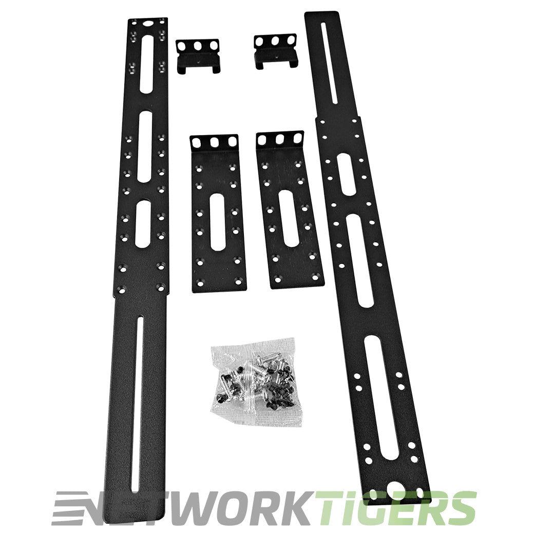 NEW HPE Aruba JL483C CX 8325 Series 4-Post Switch Rack Mount Kit