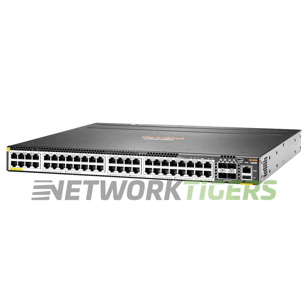 NEW HPE Aruba JL659A CX 6300 Series 48x 5GB PoE++ RJ45 4x 50GB SFP56 Switch