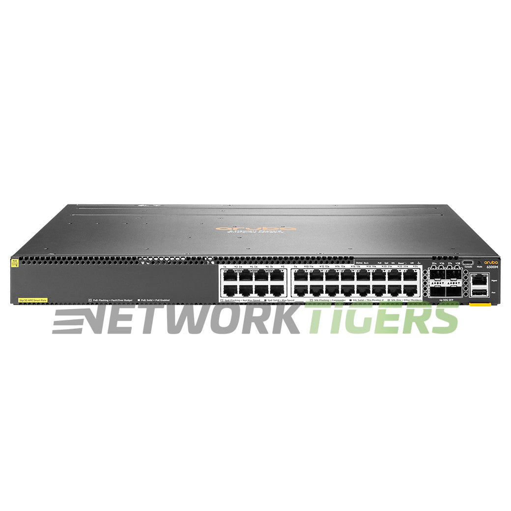 HPE Aruba JL660A CX 6300 24x 5GB PoE++ RJ45 4x 50GB SFP Switch