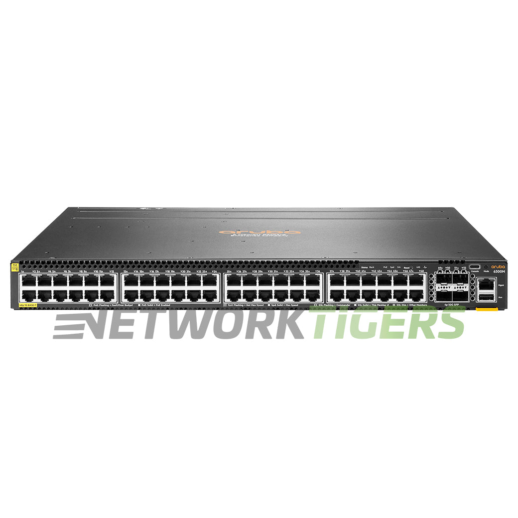 NEW HPE Aruba JL661A CX 6300 Series 48x 1GB PoE+ RJ45 4x 50GB SFP56 Switch