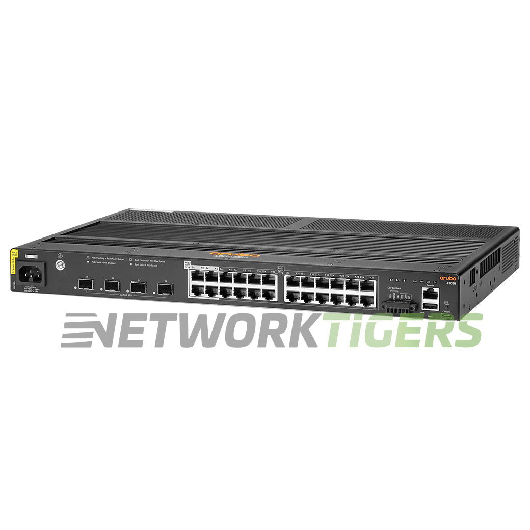NEW HPE Aruba JL818A CX 4100i Series 24x 1GB PoE RJ45 4x 10GB SFP+ Switch