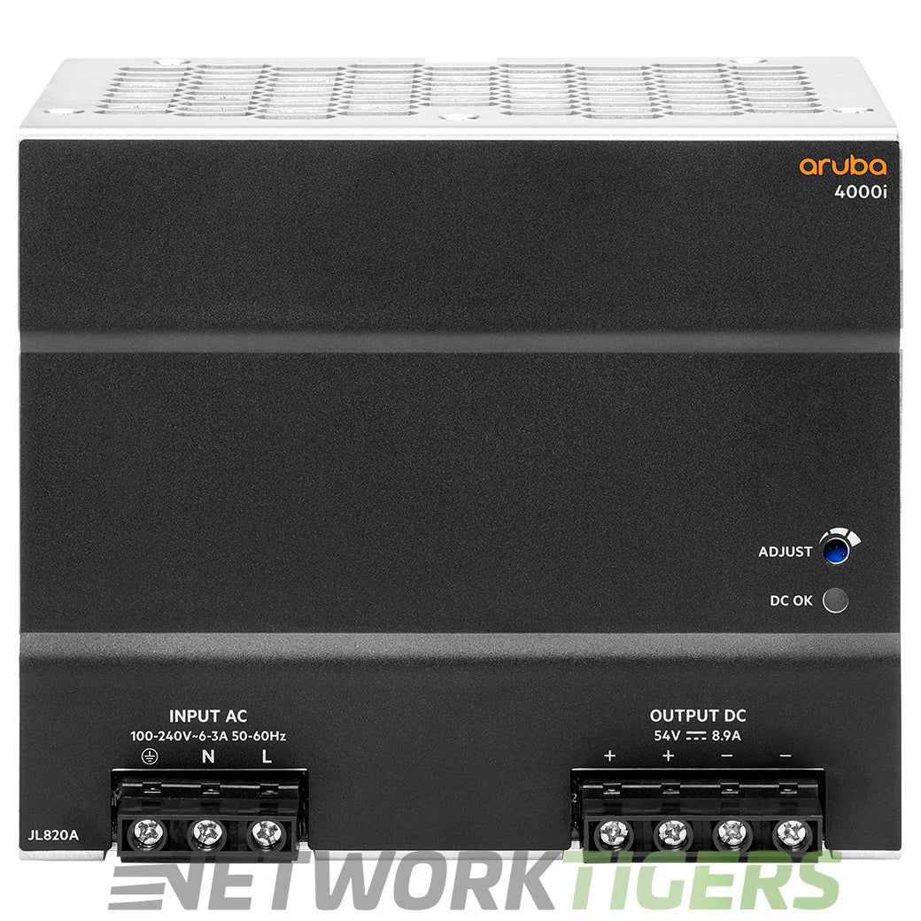 NEW HPE Aruba JL820A CX 4100i Series PoE 54VDC 480W 100-240VAC DIN Power Supply