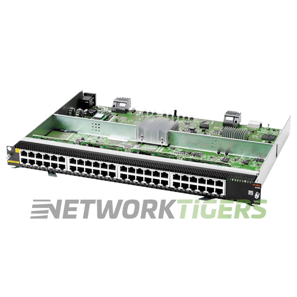HPE Aruba R0X38B CX 6400 Series 48x 1GB PoE RJ45 Switch Line Card