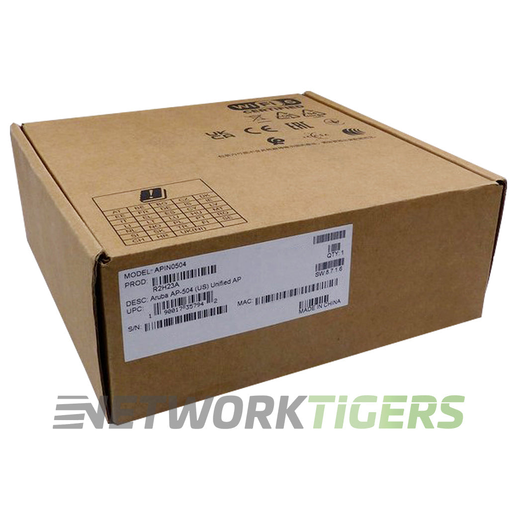 NEW HPE Aruba AP-504 R2H23A US Wi-Fi 6 802.11ax External Ant Campus Unified WAP
