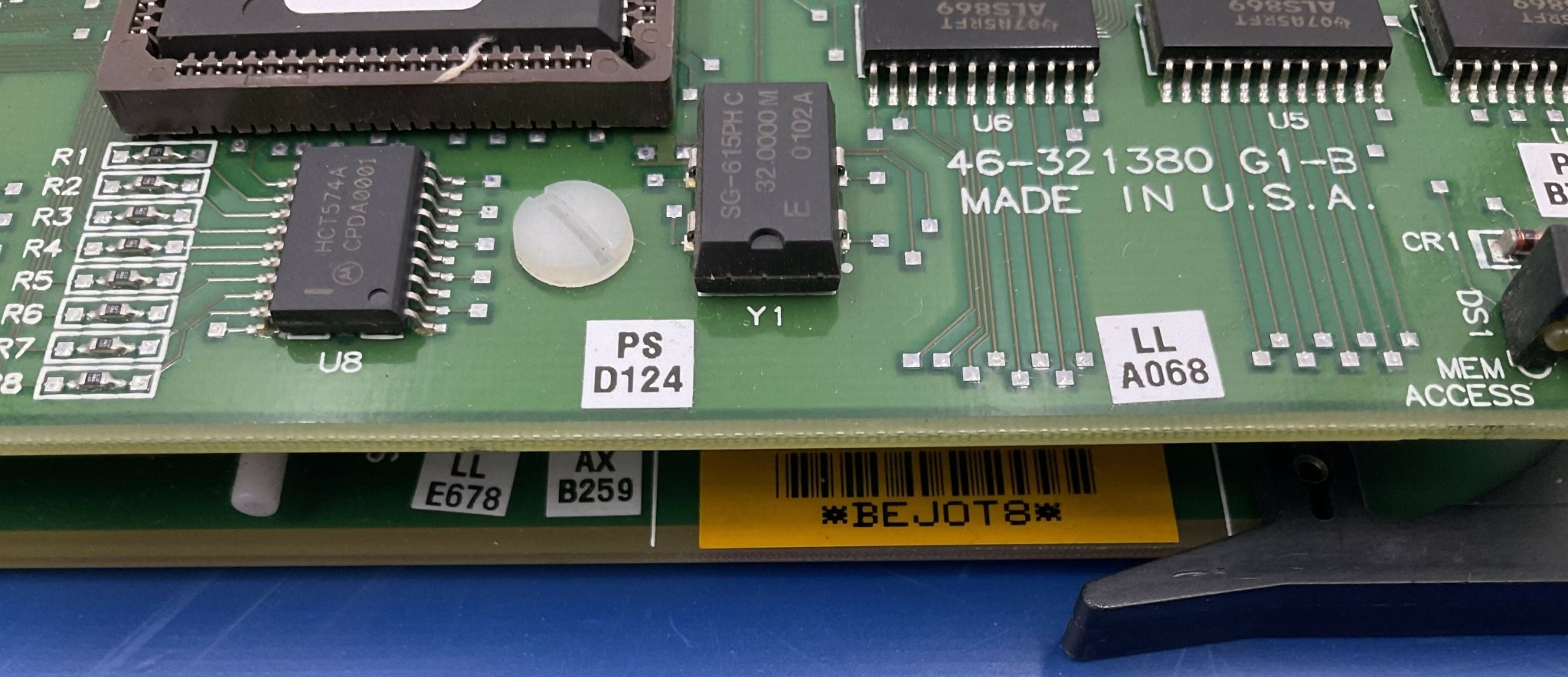 ASC ECM CPU Board W/Flash AUX Memory (46-226936G6-A/46-321380G1-B) GE