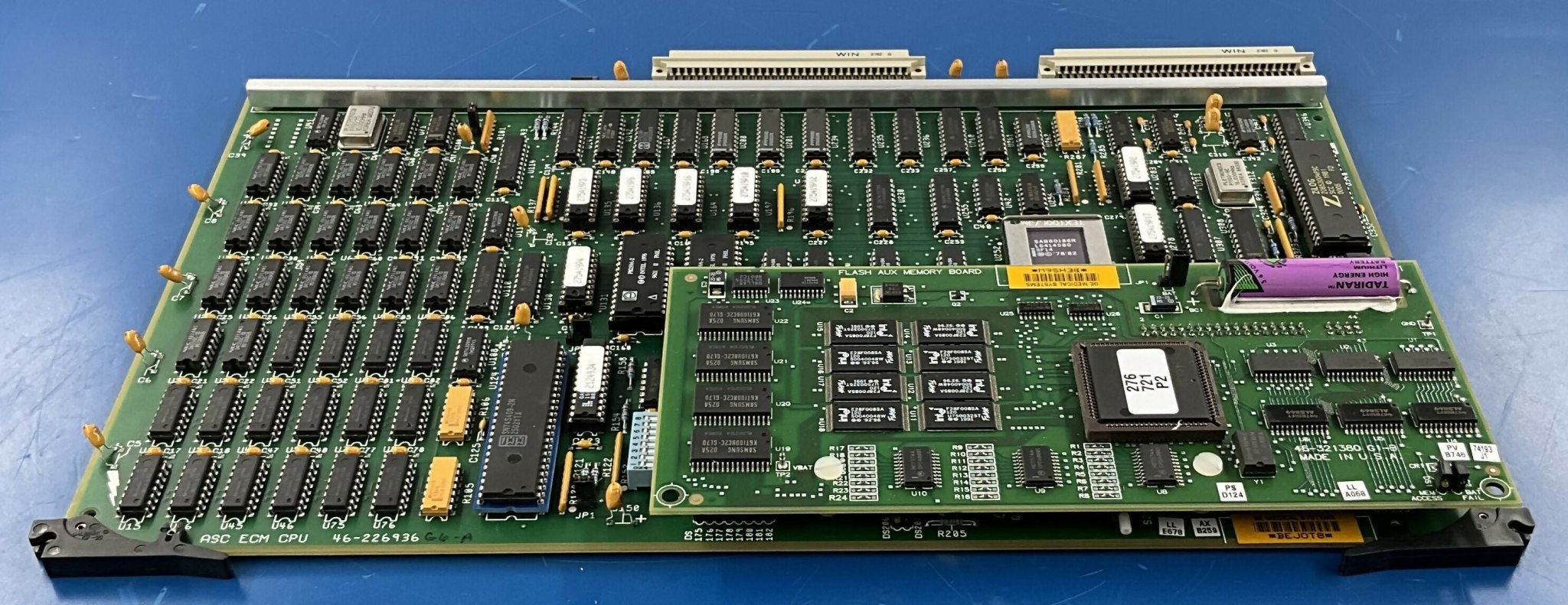 ASC ECM CPU Board W/Flash AUX Memory (46-226936G6-A/46-321380G1-B) GE