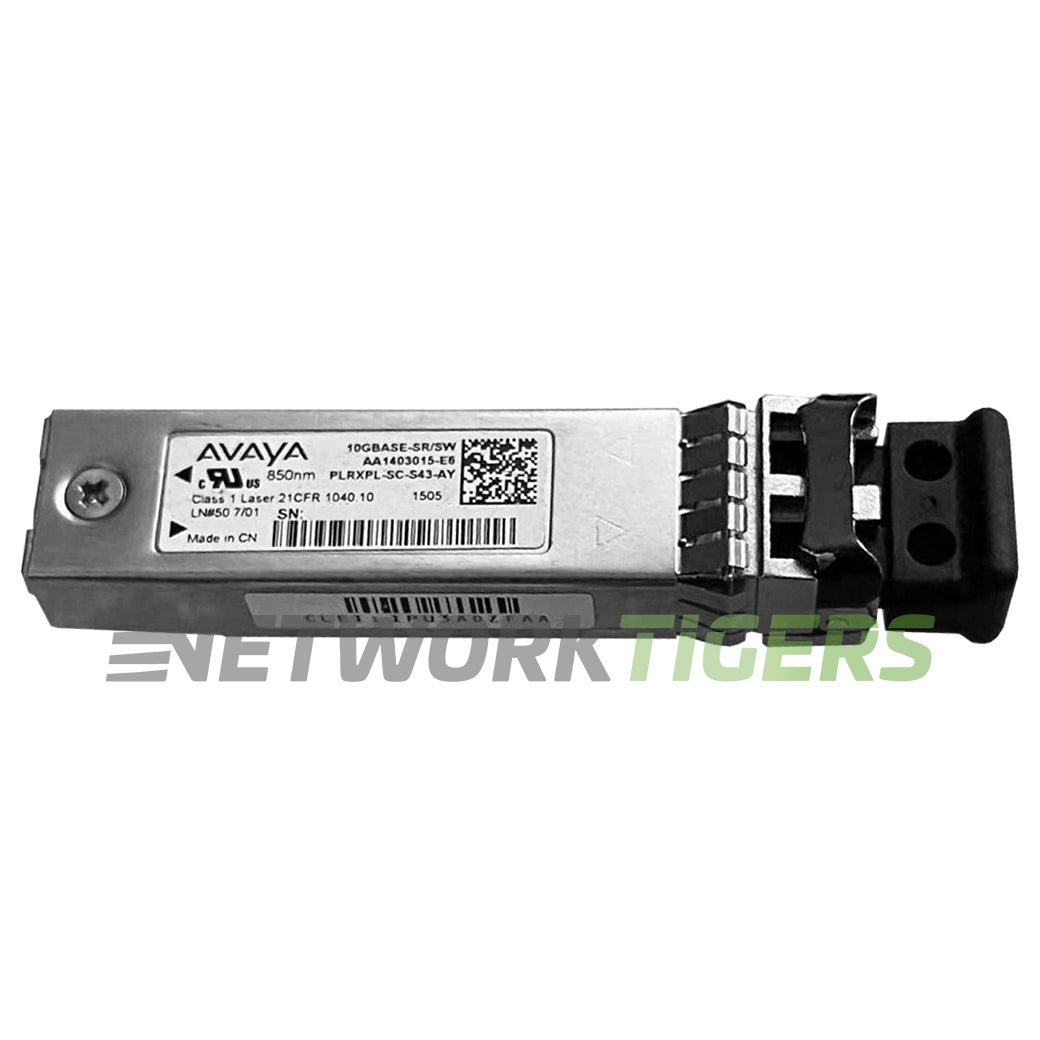 Avaya AA1403015-E6 10GB BASE-SR 850nm 300m DOM SFP+ Transceiver