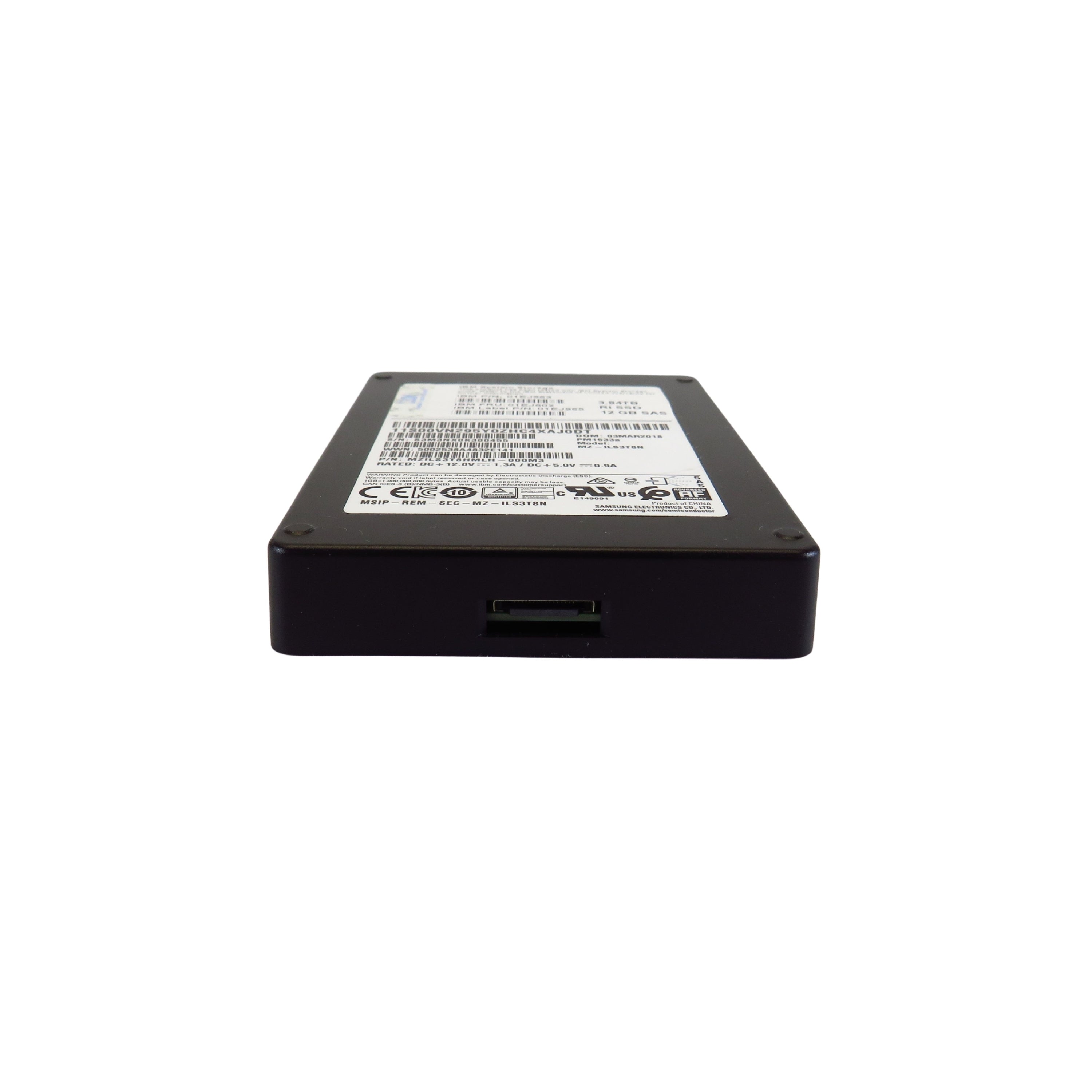 Samsung MZ-ILS3T8N PM1633a 3.8TB 2.5" SAS 12Gbps SSD Solid State Drive (Refurbished)