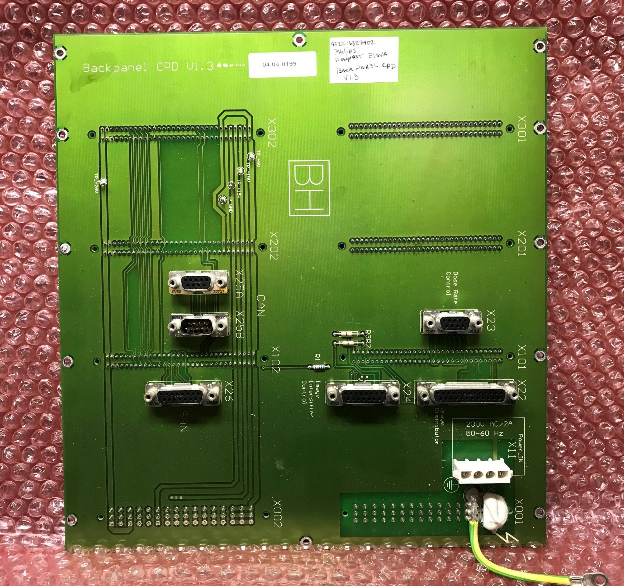 Back Panel CPD V1.3 (4522 163 27402) Philips Easy Diagnost