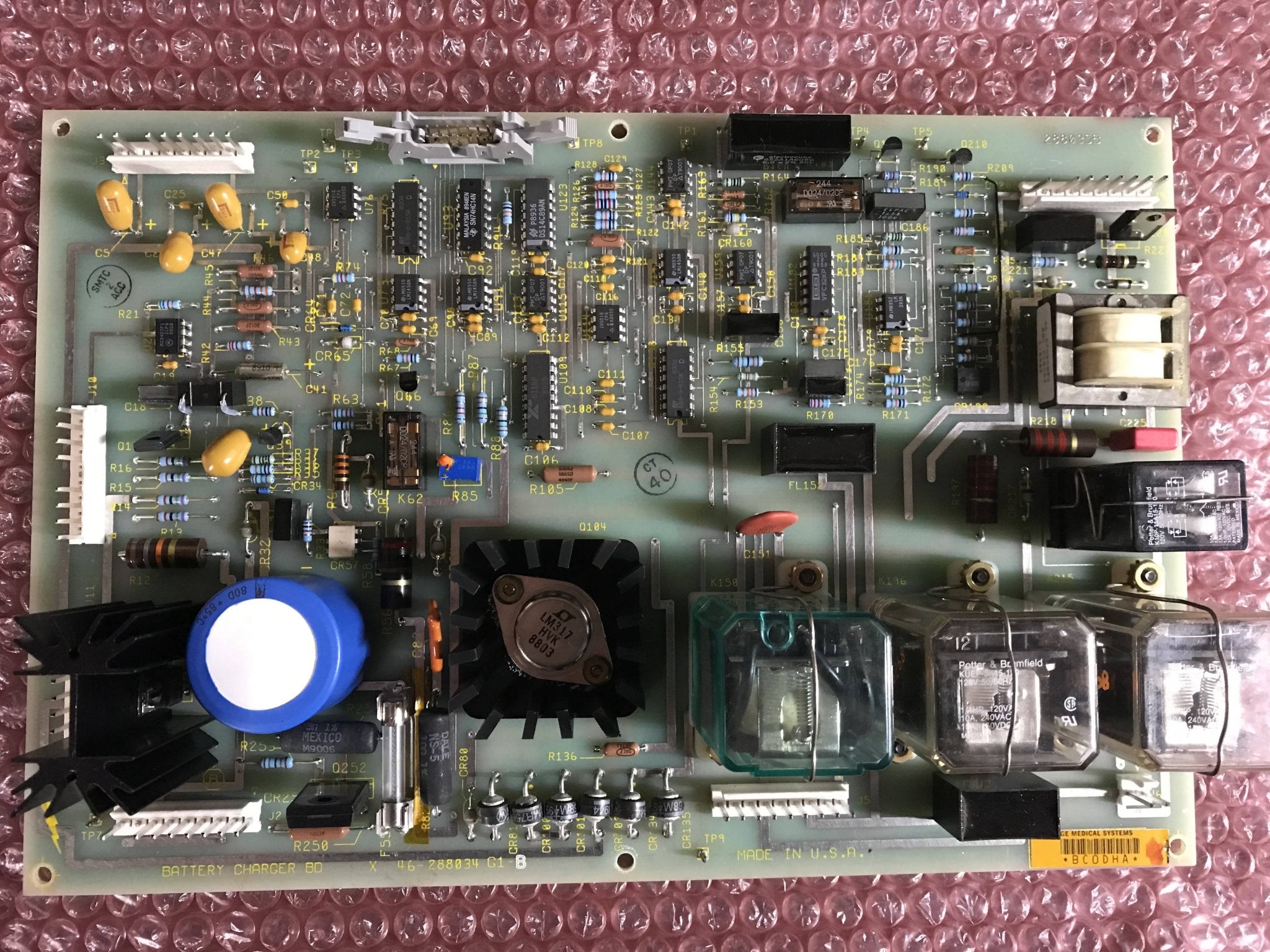 Battery Charger Board (46-288034 G1-B) GE AMX 4