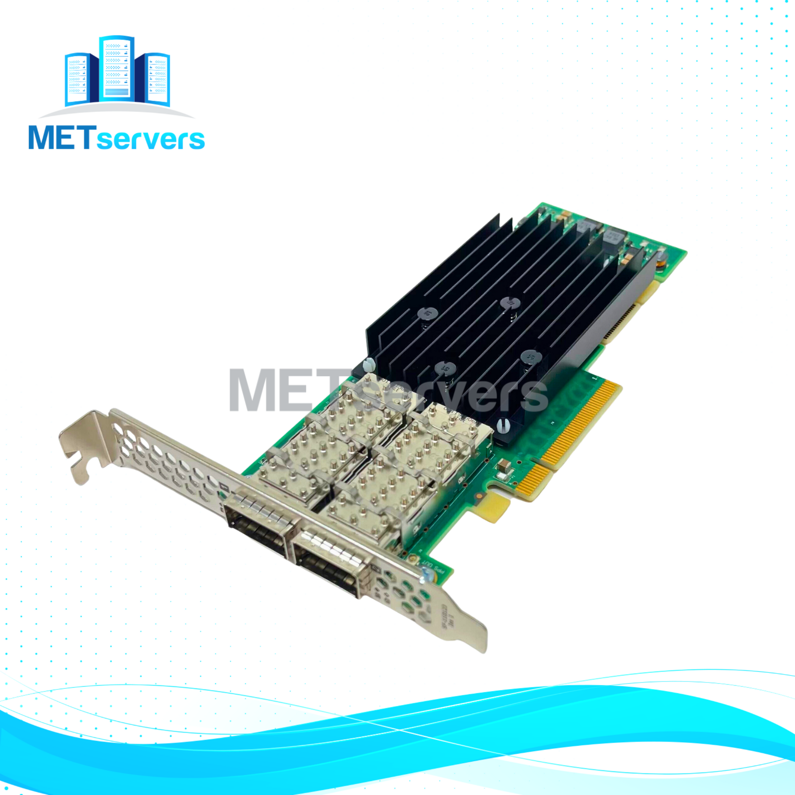 Dell SolarFlare SF432-9022-R2.0 Dual Port QSFP+ 10/40Gbps PCIe NIC (0FCP3F)