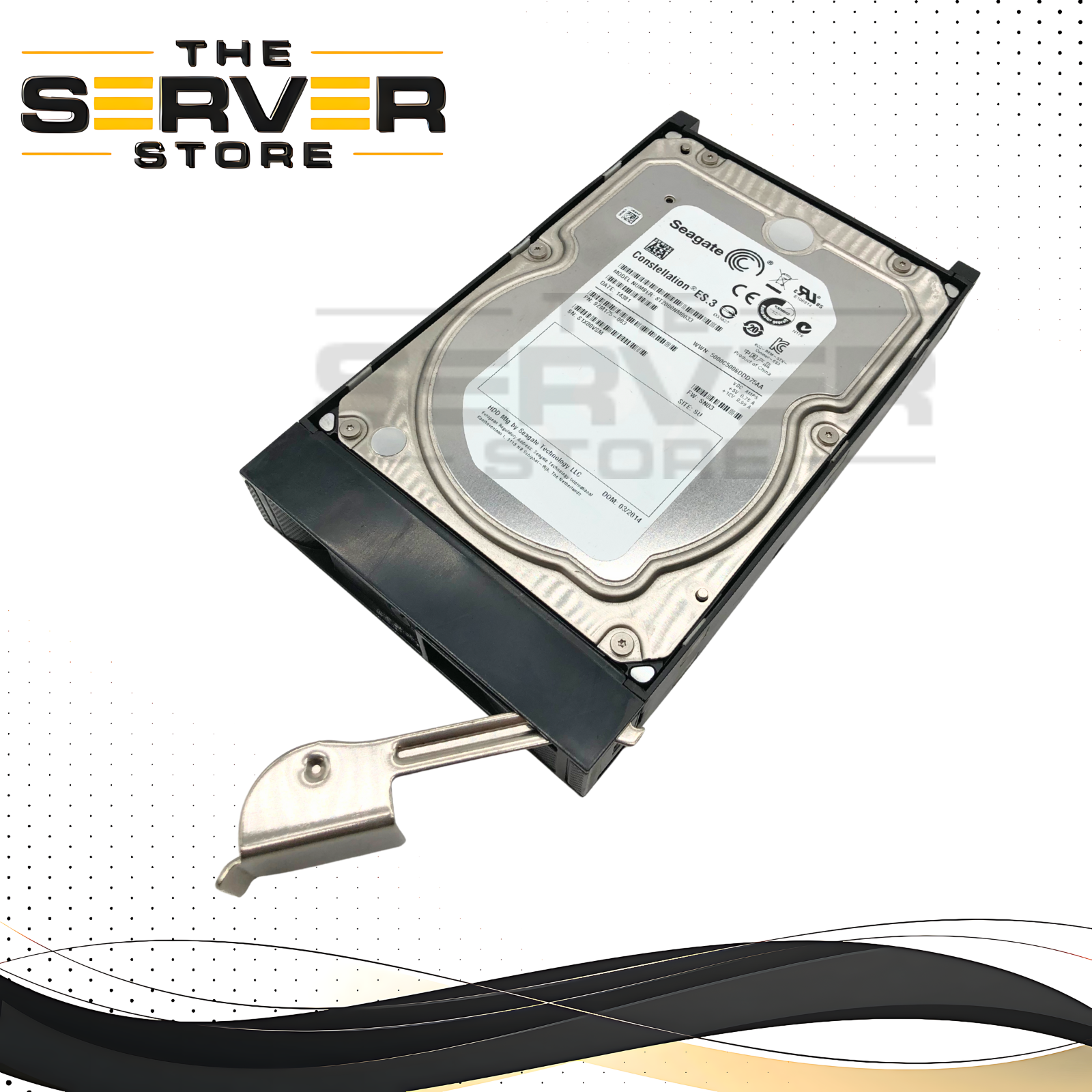 Seagate Constellation ES.3 2TB 7200RPM SATA III 6Gb/s 3.5" LFF Enterprise Capacity HDD W/ Tray. P/N: ST2000NM0033.