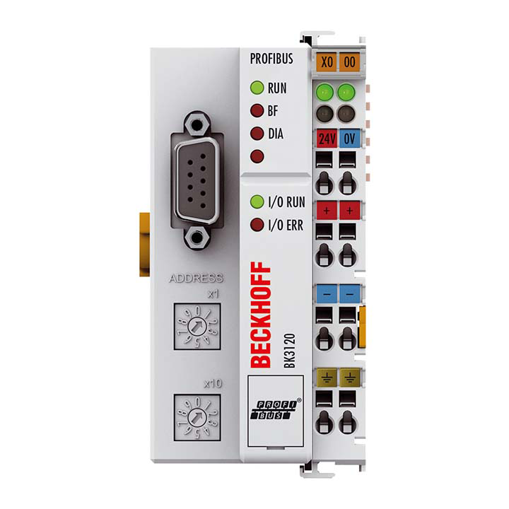 BK3120 | Beckhoff PROFIBUS DP V1 Bus Coupler Economy Plus 24 V DC