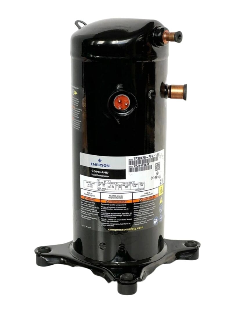 Copeland ZP38K5E-PFV-130 Scroll Compressor 38,000 BTU R-410A 208/230V Single Phase HVAC