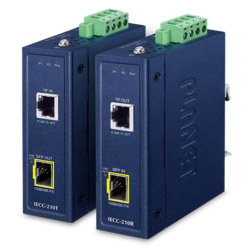 Planet IECC-210-KIT Industrial EtherCAT Media Converter Kit (IECC-210T + IECC-21