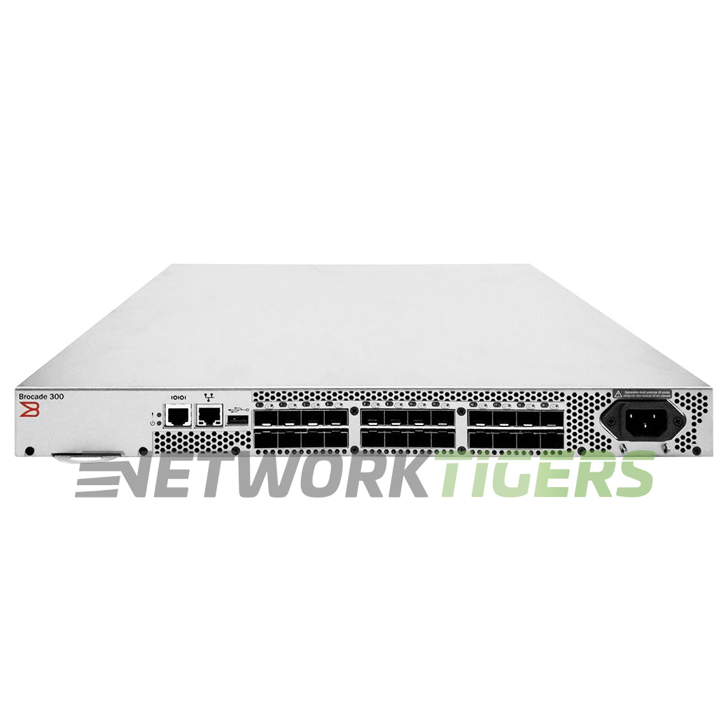 NEW Brocade BR-310-0008 300 Series 24x 8G FC SFP (8x Active) SAN Switch