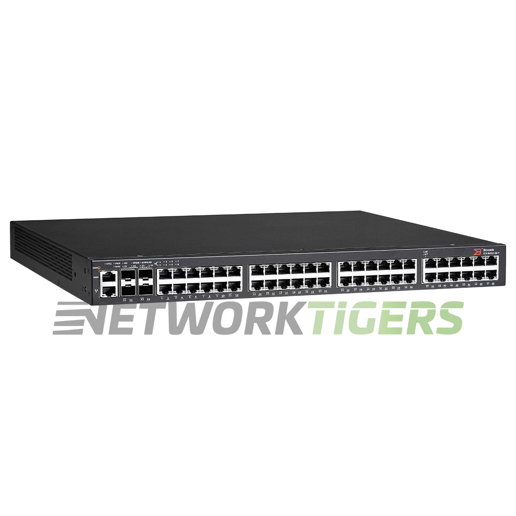 NEW Ruckus Brocade ICX6450-48 48x 1GB RJ45 2x 1GB SFP 10GB SFP+ Switch