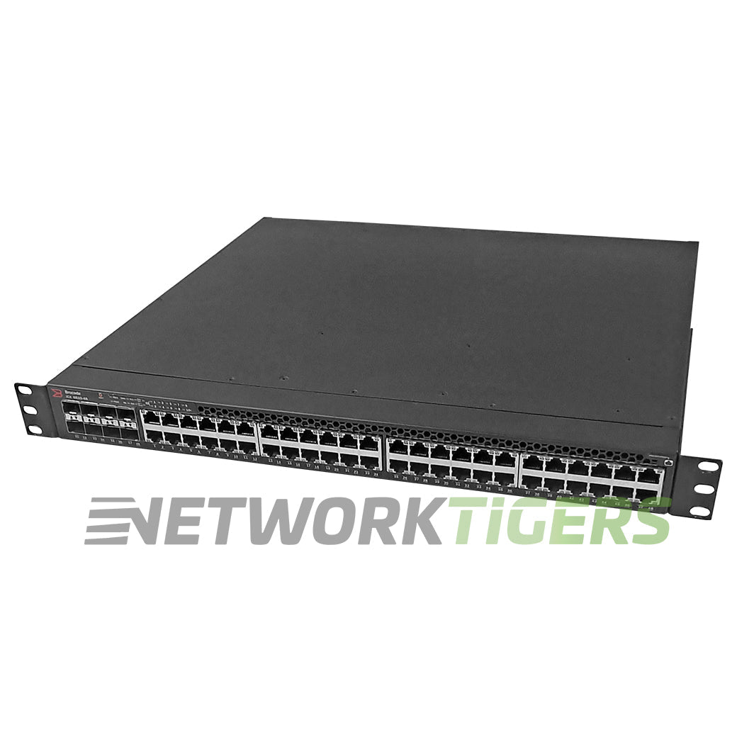 NEW Brocade ICX6610-48-E 48x 1GB RJ45 8x 1GB SFP F-B Airflow (Base) Switch