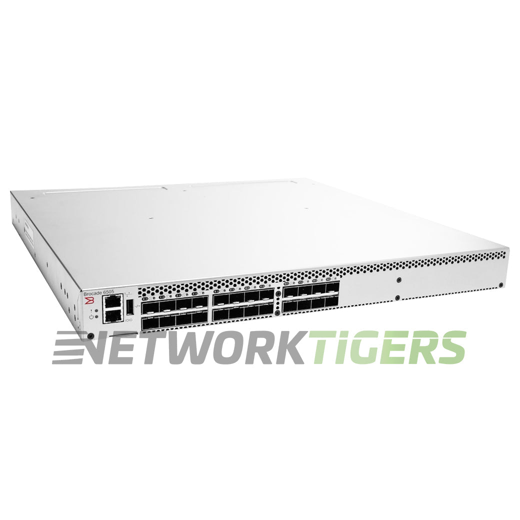Brocade BR-6505-12-16G-0R 6505 Series 24x 16G FC SFP+ (12x Active) SAN Switch