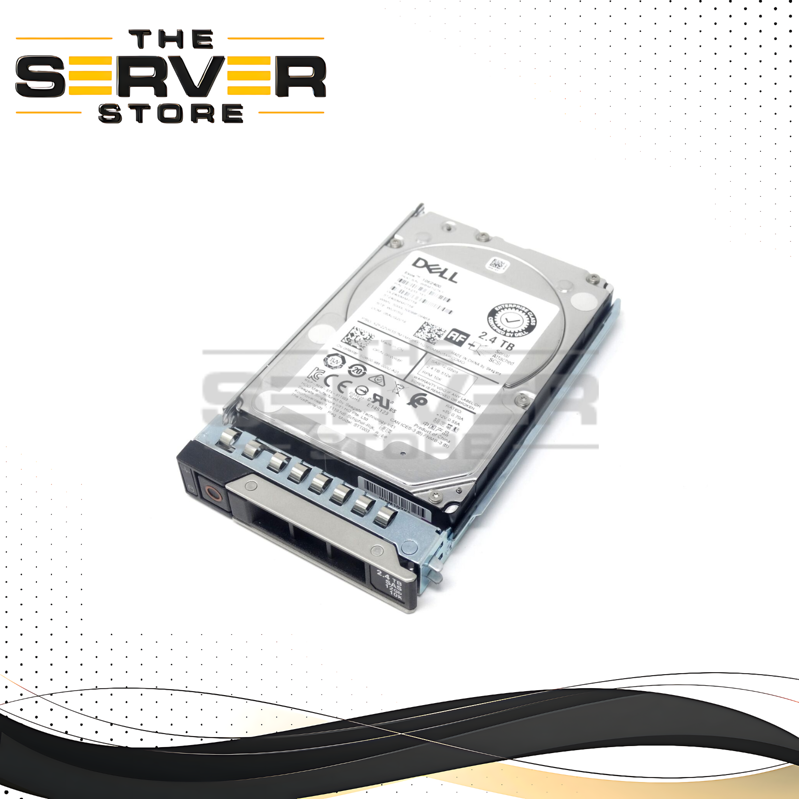 Dell 2.4TB SAS 12G 10K 2.5" HDD Seagate Exos 10E2400 ST2400MM0159 0RWR8F RWR8F