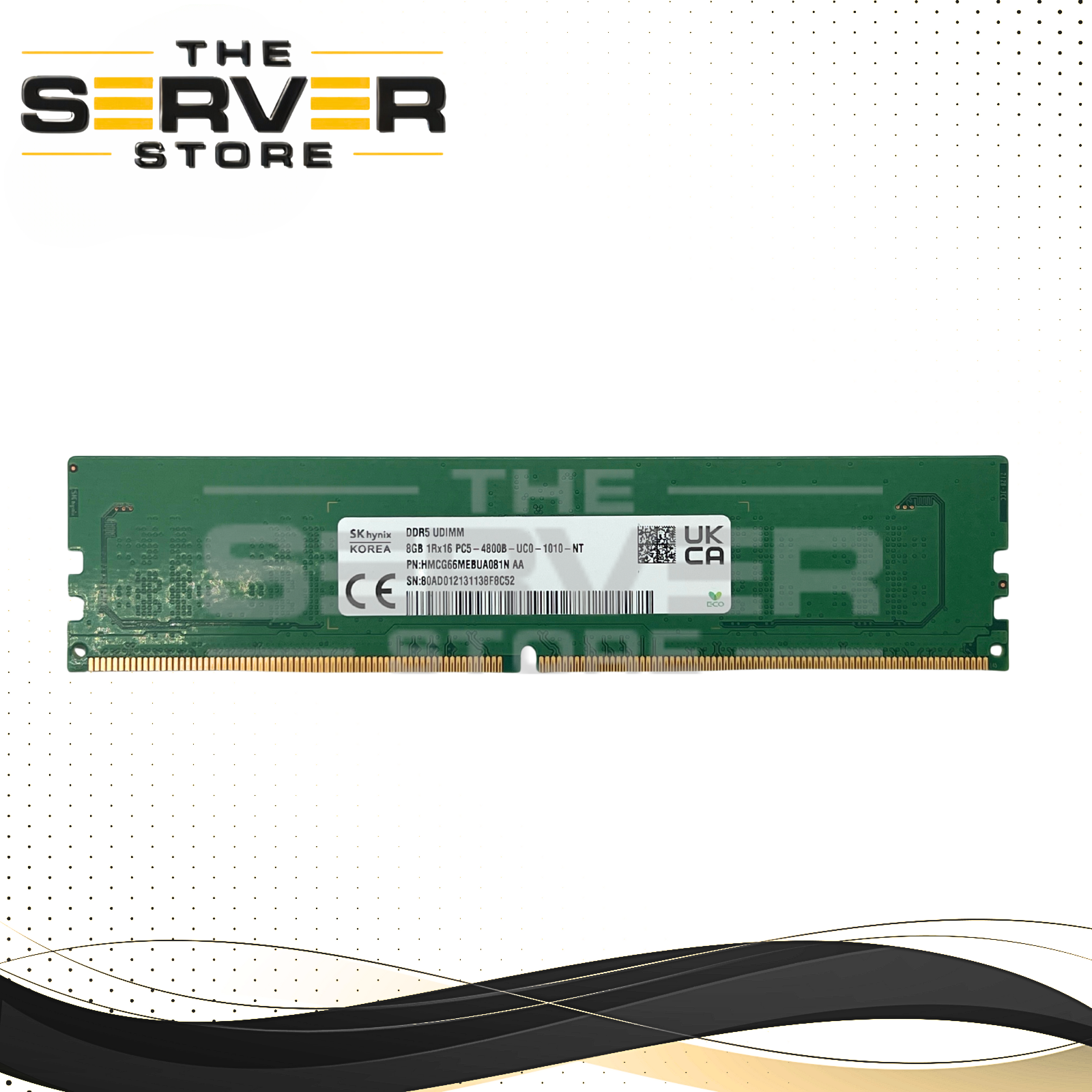 SK Hynix 8GB 1Rx16 DDR5-4800B PC5-38400 non-ECC UDIMM Unbuffered Memory HMCG66MEBUA081N