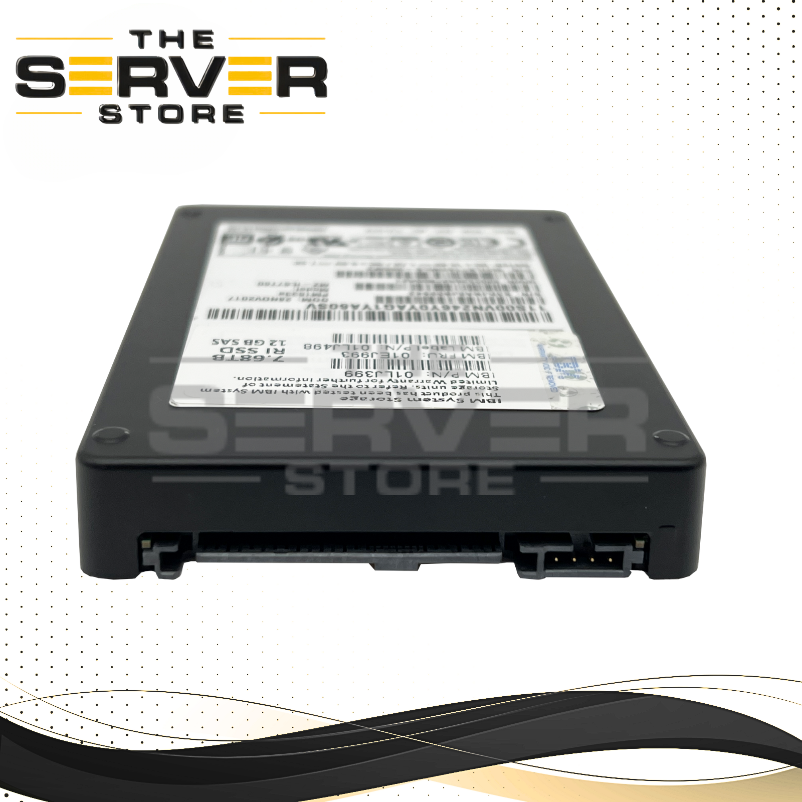 IBM 7.68TB SAS 12G SFF 2.5" SSD Samsung PM1633a 01LJ498 01EJ993 (No Tray)