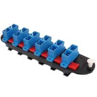 Corning® Adapter Panel CCH Multimode (50um OM3) Loaded with (6) Duplex SC Adapters (12-Fiber) 10 Gig-Auqa