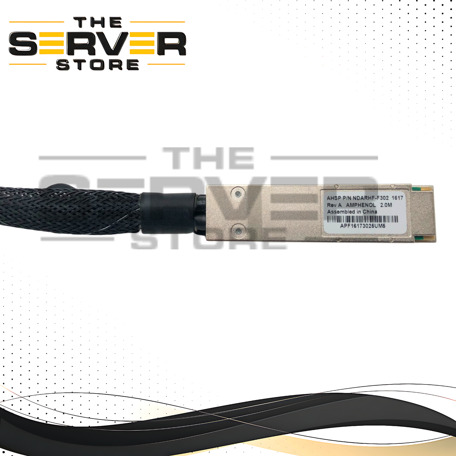 Mellanox Amphenol 40GbE QSFP+ to QSFP+ DAC Cable 2M NDARHF-F302