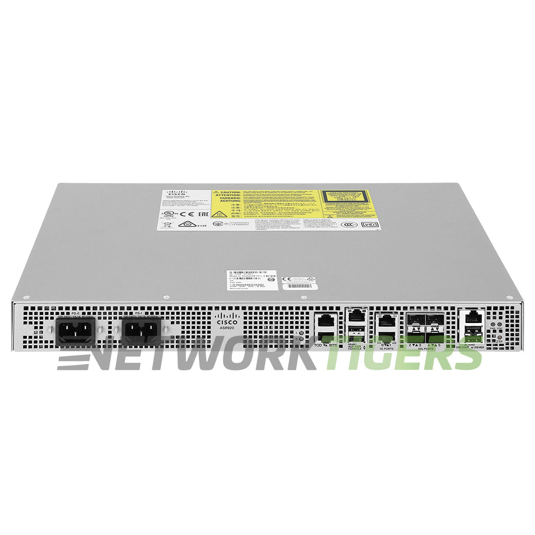 Cisco ASR-920-4SZ-A 2x 1GB RJ45 4x 10GB SFP+ AC Router Adv Metro IP Access