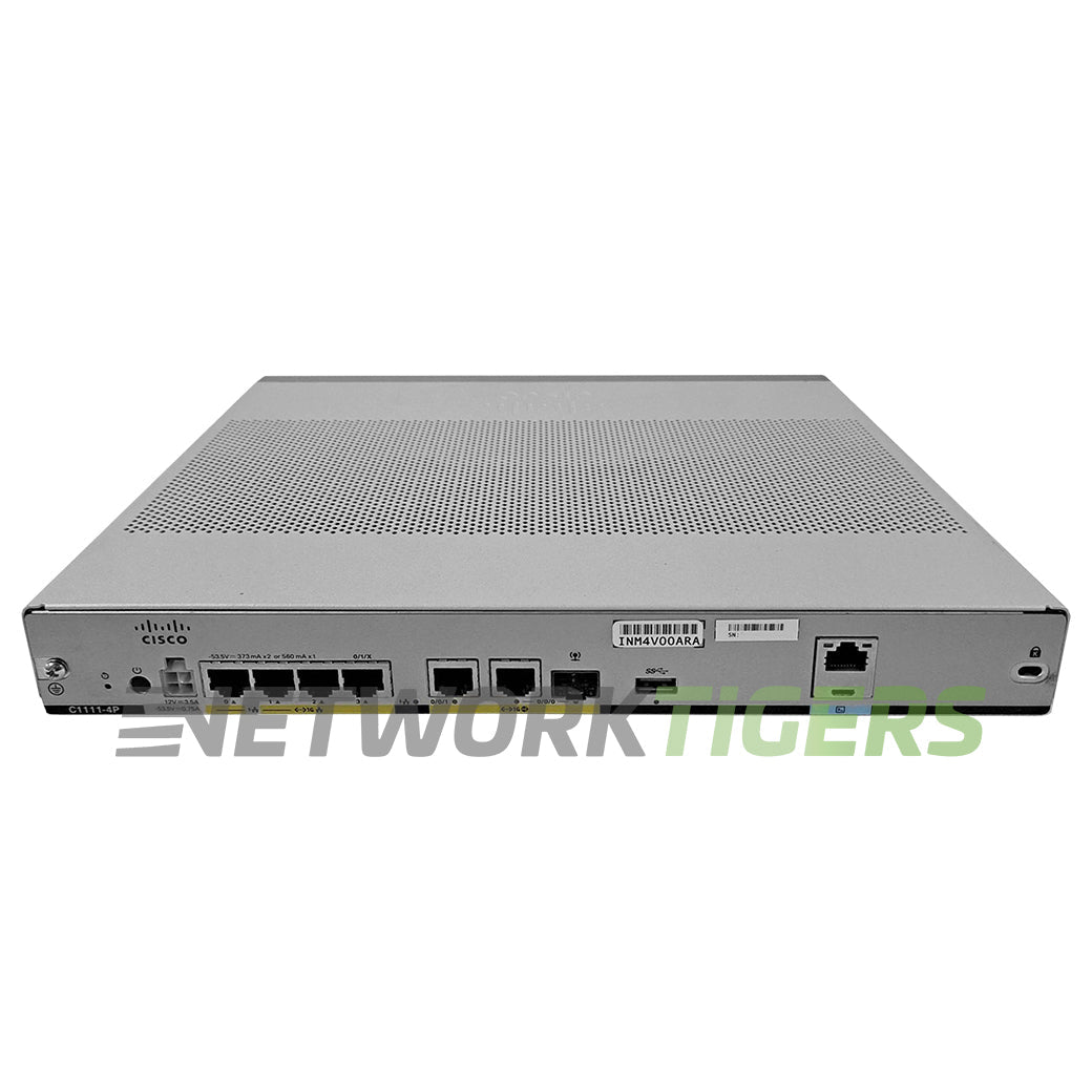 NEW Cisco C1111-4P ISR 1000 8x 1GB RJ45 1x 1GB Combo Router